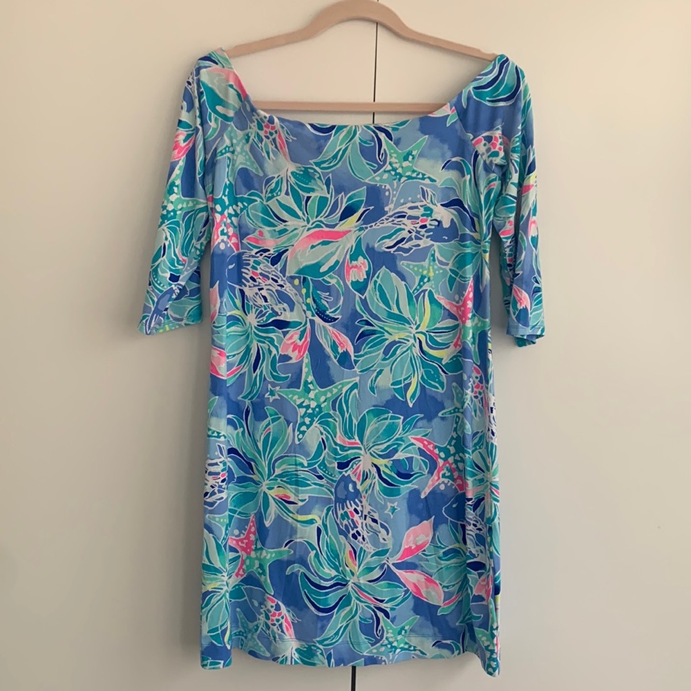 Lilly Pulitzer Off The Shoulder Dress. Size M.